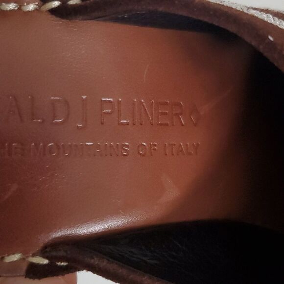 Donald J. Pliner Bozza Western Suede Clogs in Brandy Size 7 - Picture 7 of 14